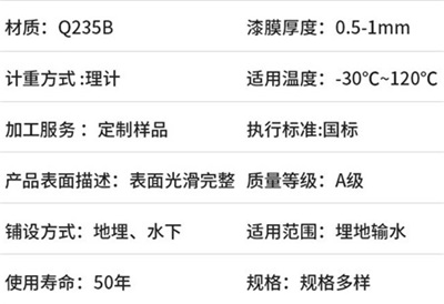 株洲热浸塑钢管生产厂家产品性能特点
